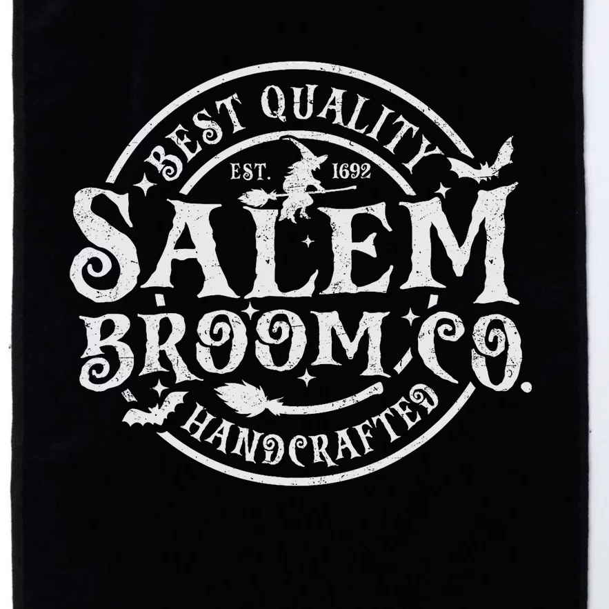 Salem Broom Company Est 1692 Halloween Classic Funny Witch Platinum Collection Golf Towel