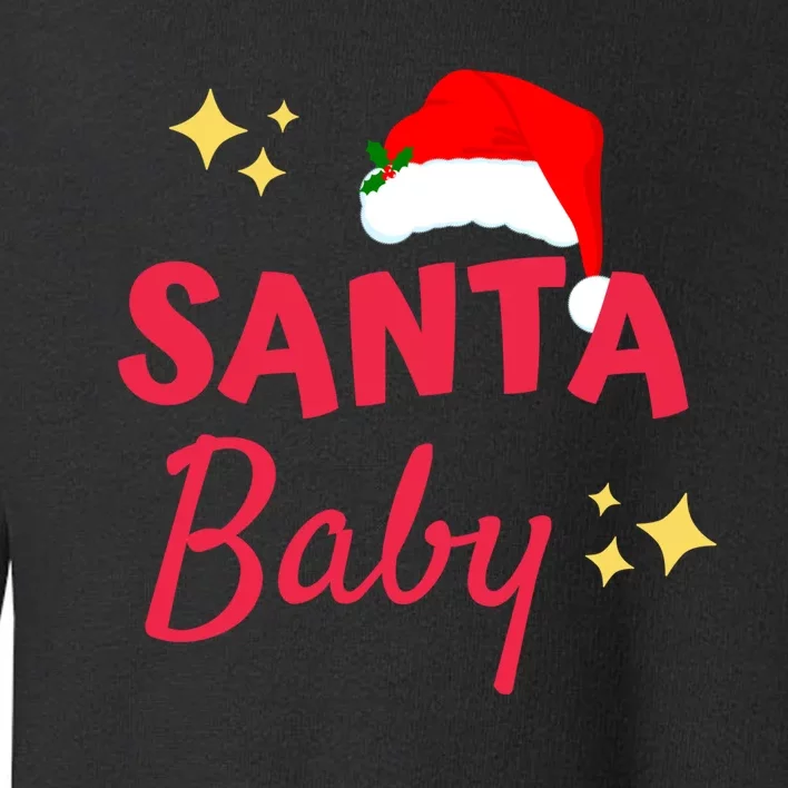 Santa Baby Christmas Toddler Sweatshirt