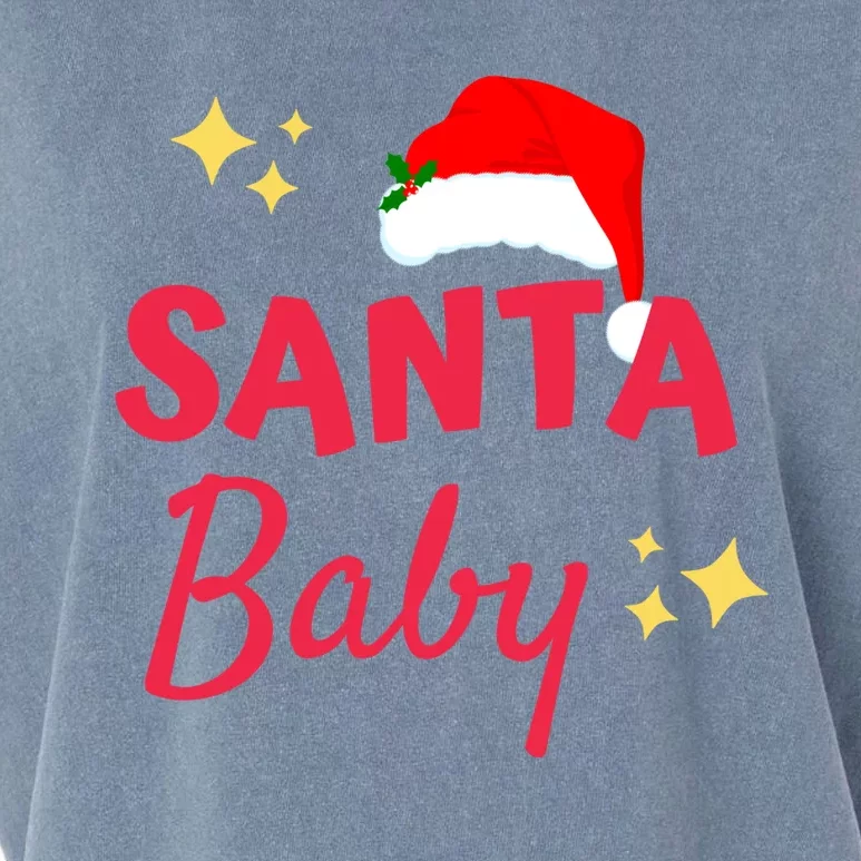 Santa Baby Christmas Garment-Dyed Women's Muscle Tee