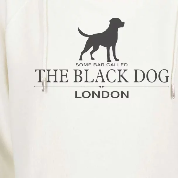 Some Bar Called The Black Dog London Ttpd Womens Funnel Neck Pullover Hood