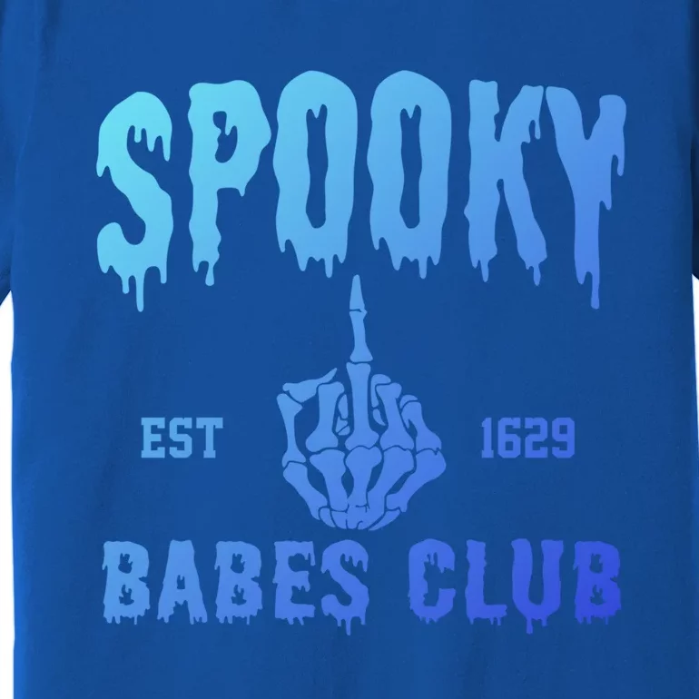 Spooky Babes Club Halloween Salem Witchy Spooky Season Gift Premium T-Shirt