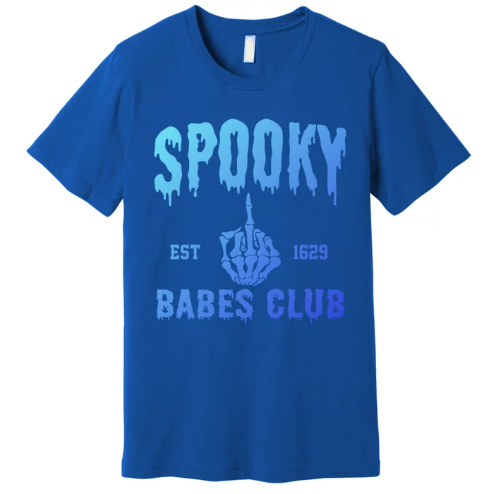 Spooky Babes Club Halloween Salem Witchy Spooky Season Gift Premium T-Shirt