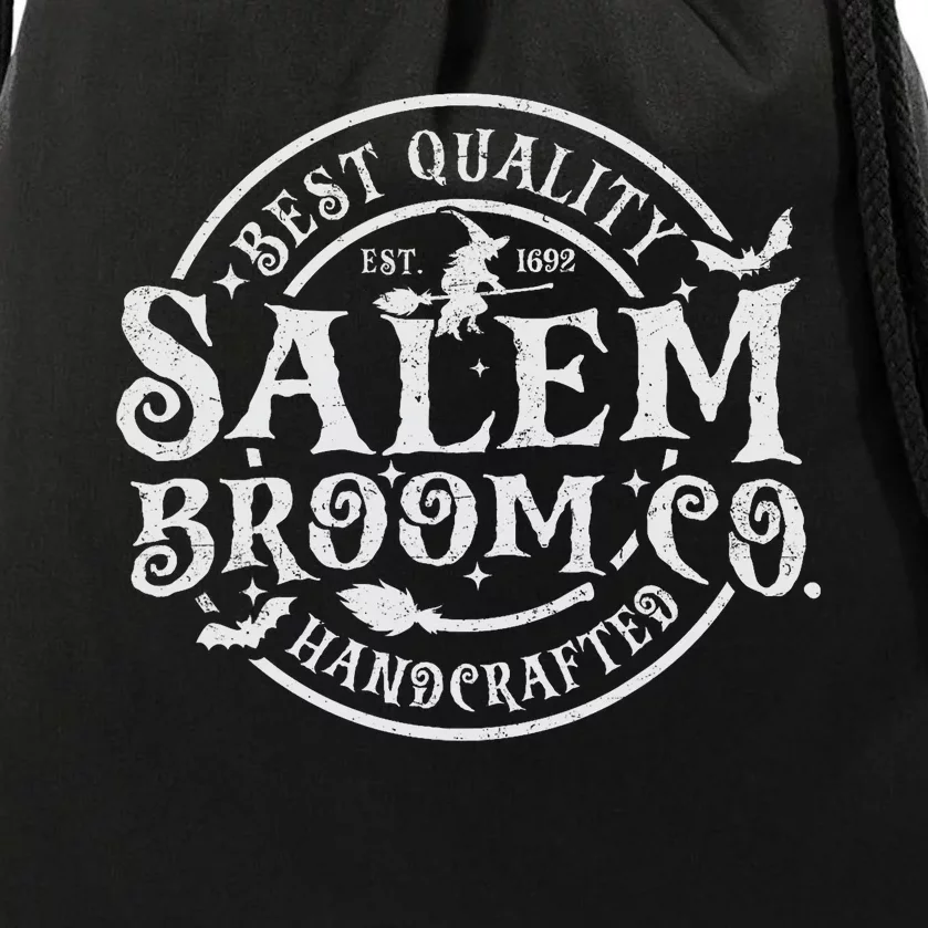 Salem Broom Company Est 1692 Halloween Classic Funny Witch Drawstring Bag