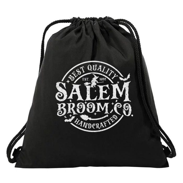 Salem Broom Company Est 1692 Halloween Classic Funny Witch Drawstring Bag