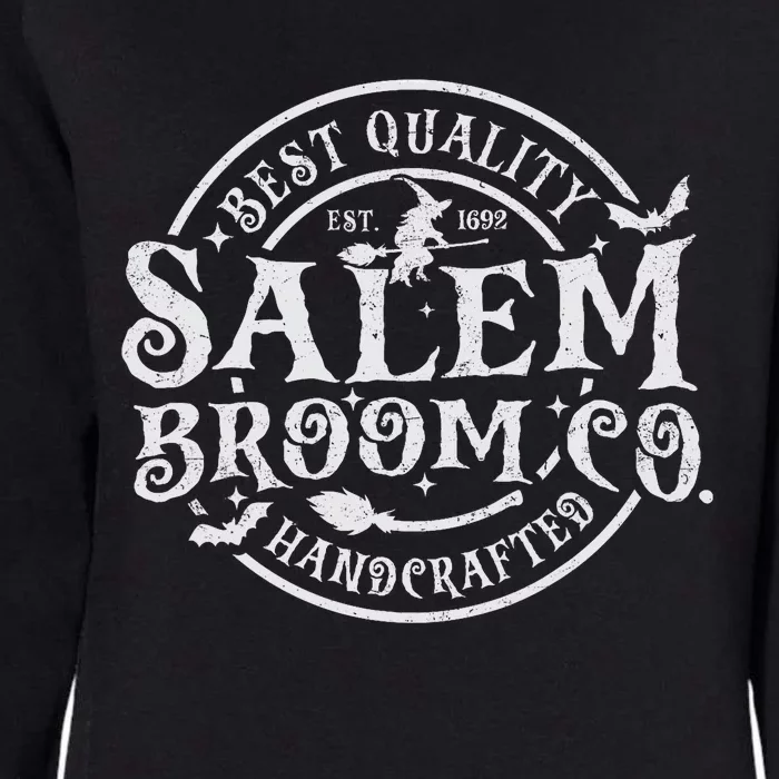 Salem Broom Company Est 1692 Halloween Classic Funny Witch Womens California Wash Sweatshirt