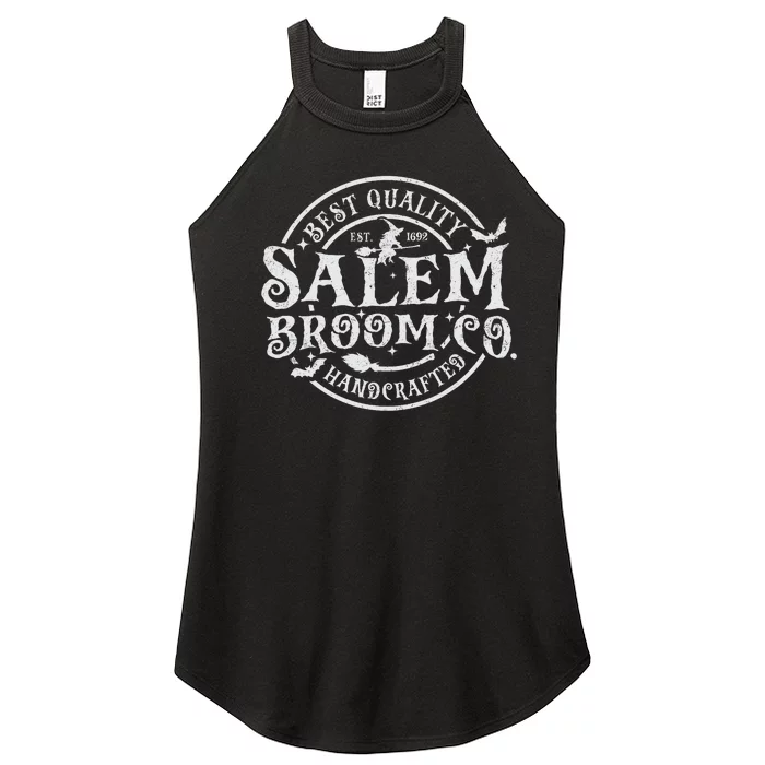 Salem Broom Company Est 1692 Halloween Classic Funny Witch Women’s Perfect Tri Rocker Tank