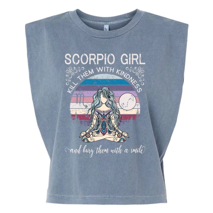 Scorpio Birthday Cute Gift November Gift Garment-Dyed Women's Muscle Tee