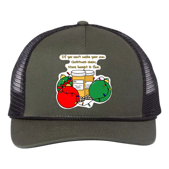 Store Bought Christmas Cheer Retro Rope Trucker Hat Cap