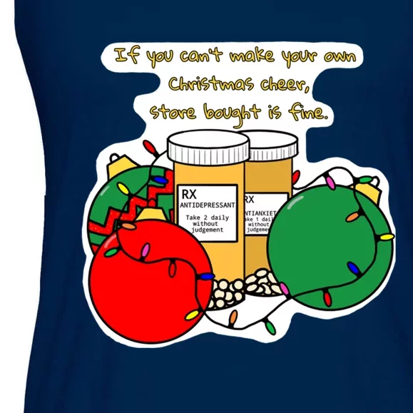 Store Bought Christmas Cheer Ladies Essential Flowy Tank