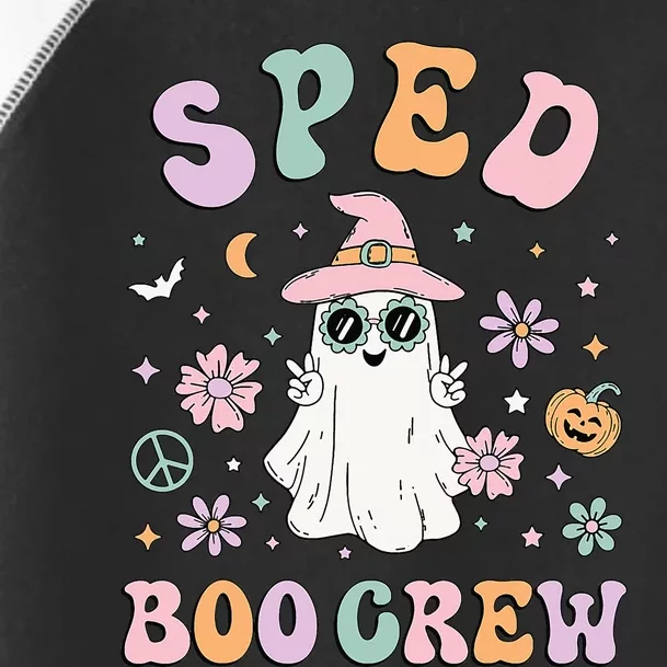 SPED Boo Crew Halloween Floral Ghost Special Ed SPED Teacher Toddler Fine Jersey T-Shirt