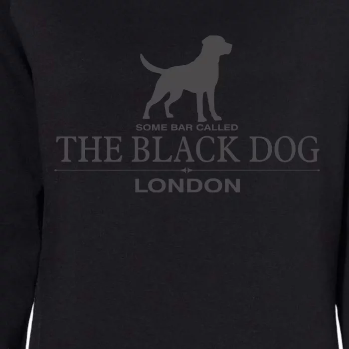 Some Bar Called The Black Dog London Ttpd Womens California Wash Sweatshirt