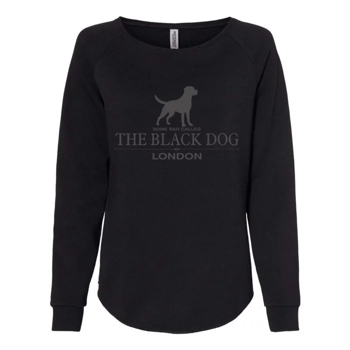 Some Bar Called The Black Dog London Ttpd Womens California Wash Sweatshirt