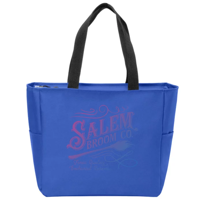 Salem Broom Company Est 1692 Halloween Funny Gift Zip Tote Bag