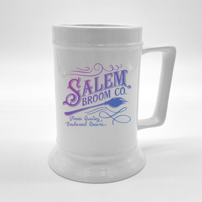 Salem Broom Company Est 1692 Halloween Funny Gift Front & Back Beer Stein