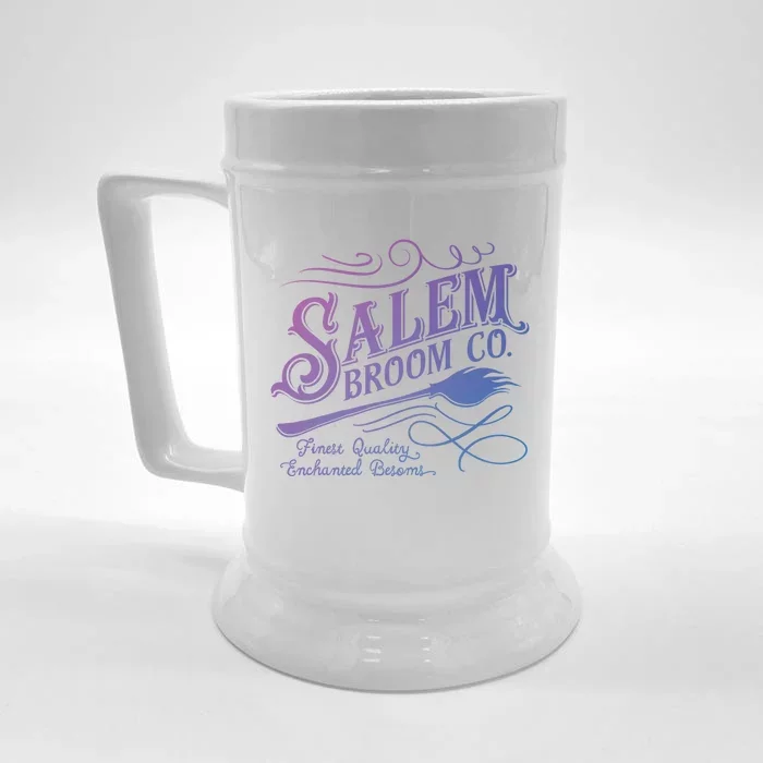 Salem Broom Company Est 1692 Halloween Funny Gift Front & Back Beer Stein