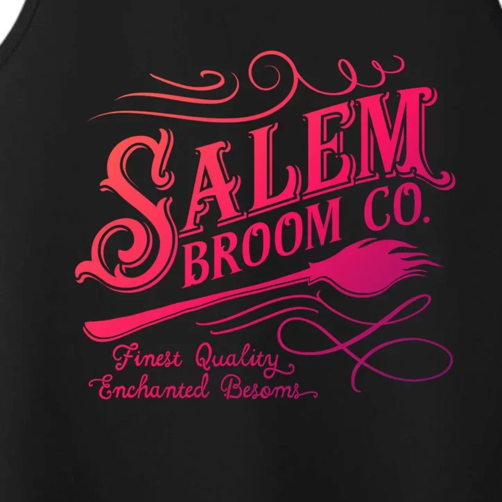 Salem Broom Company Est 1692 Halloween Funny Gift Performance Tank