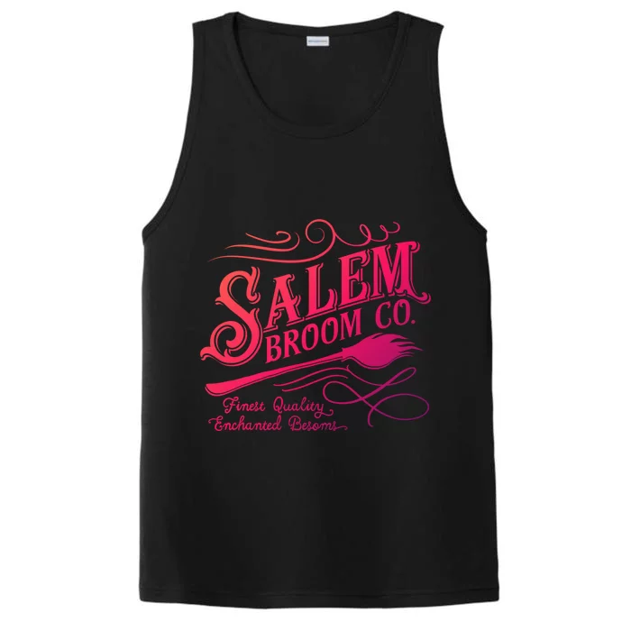 Salem Broom Company Est 1692 Halloween Funny Gift Performance Tank