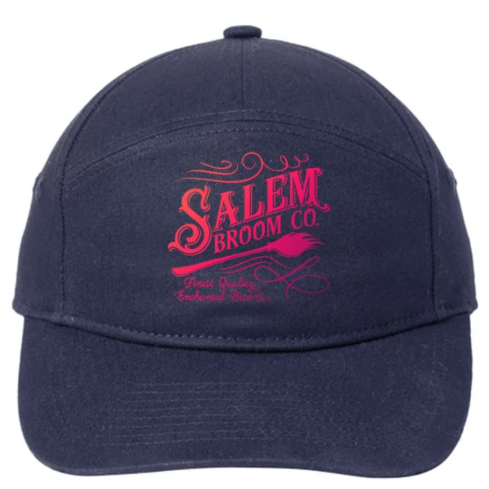 Salem Broom Company Est 1692 Halloween Funny Gift 7-Panel Snapback Hat