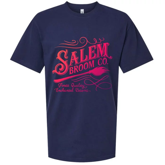 Salem Broom Company Est 1692 Halloween Funny Gift Sueded Cloud Jersey T-Shirt