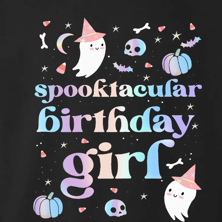 Spooktacular Birthday Cute Ghost Halloween Party Toddler Hoodie