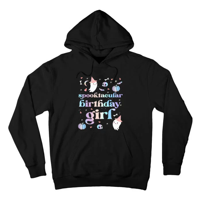 Spooktacular Birthday Cute Ghost Halloween Party Tall Hoodie