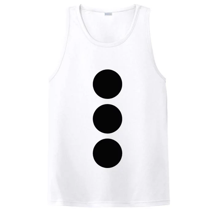 Snowman Buttons Christmas Easy Costume Performance Tank