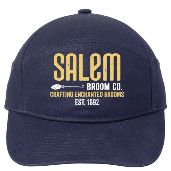 Salem Broom Company Est 1692 Basic Witch Salem Broom Co Gift 7-Panel Snapback Hat