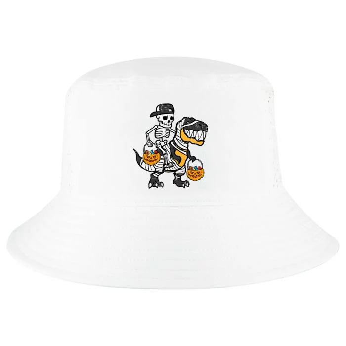 Skeleton Black Cap Dino Halloween Cool Comfort Performance Bucket Hat