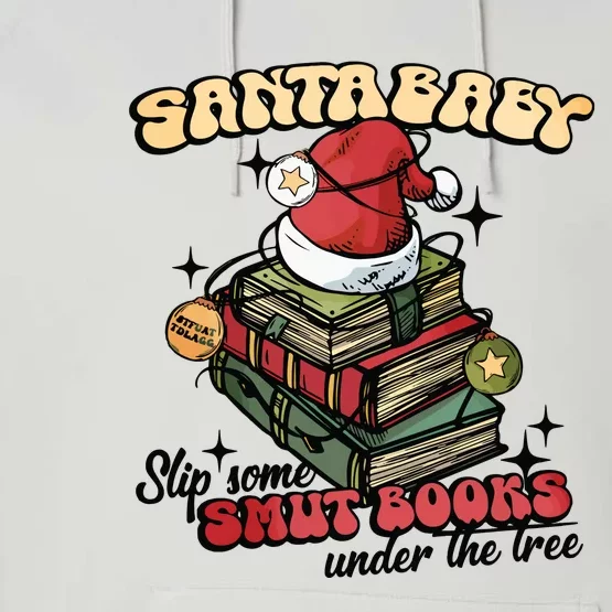 Smut Books Christmas Book Lover Performance Fleece Hoodie