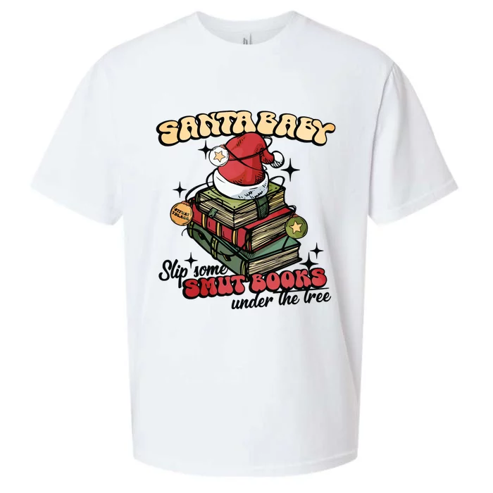 Smut Books Christmas Book Lover Sueded Cloud Jersey T-Shirt