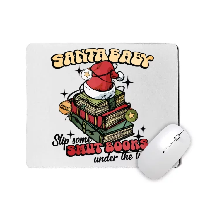 Smut Books Christmas Book Lover Mousepad