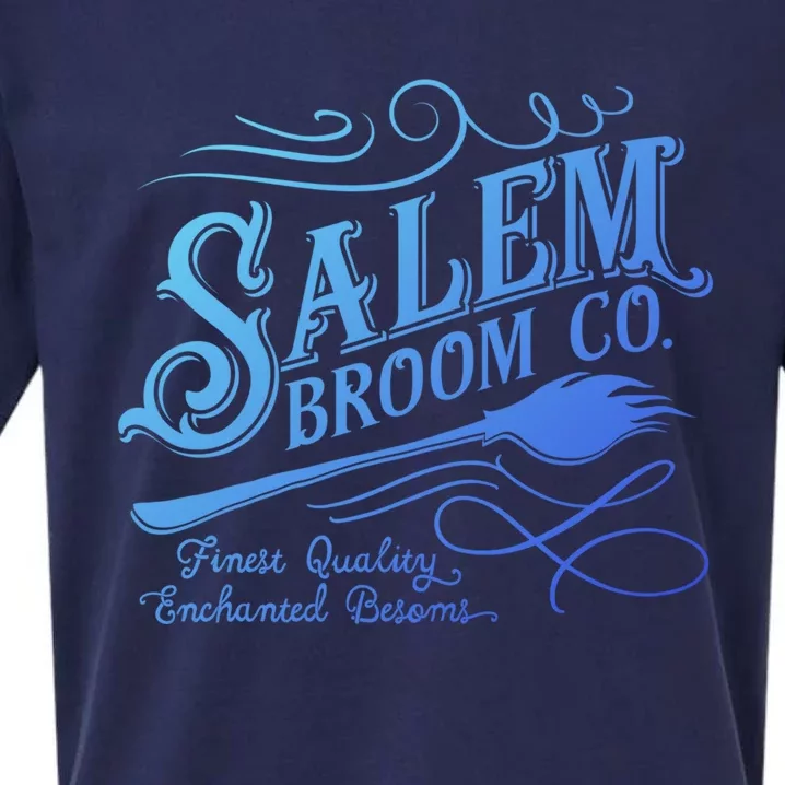 Salem Broom Company Est 1692 Halloween Funny Gift Sueded Cloud Jersey T-Shirt