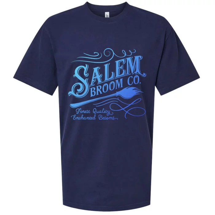 Salem Broom Company Est 1692 Halloween Funny Gift Sueded Cloud Jersey T-Shirt