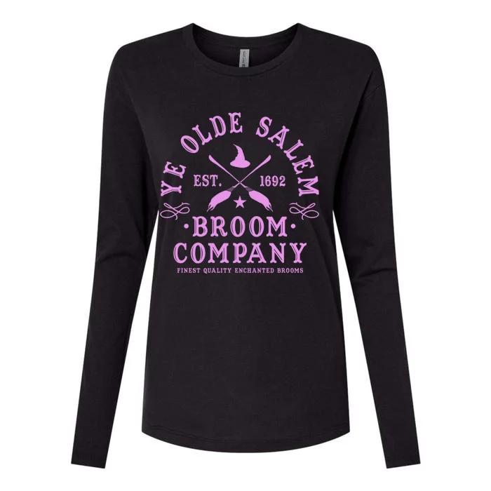 Salem Broom Company Gift Womens Cotton Relaxed Long Sleeve T-Shirt