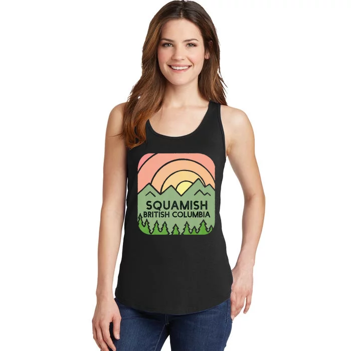 Squamish British Columbia Mountain Squamish Ladies Essential Tank