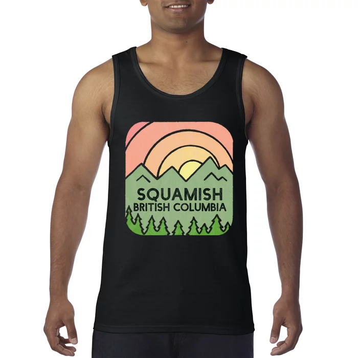 Squamish British Columbia Mountain Squamish Tank Top