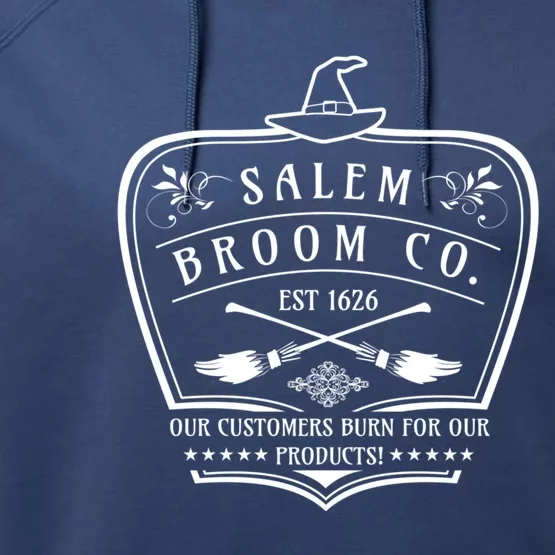 Salem Broom Company Trick Or Treating Gift Performance Fleece Hoodie