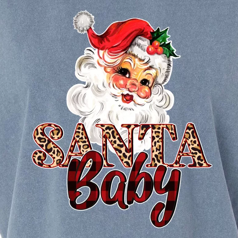 Santa Baby Cute Christmas Gift Garment-Dyed Women's Muscle Tee