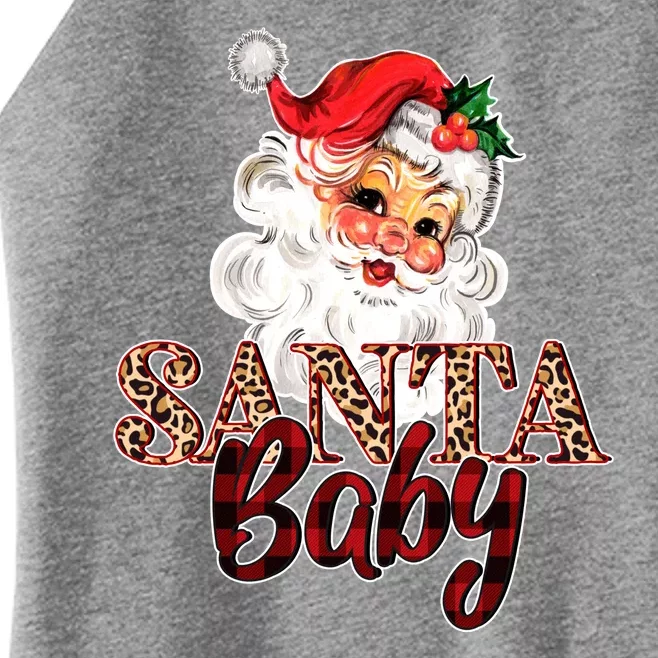 Santa Baby Cute Christmas Gift Women’s Perfect Tri Rocker Tank