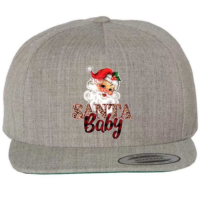 Santa Baby Cute Christmas Gift Wool Snapback Cap