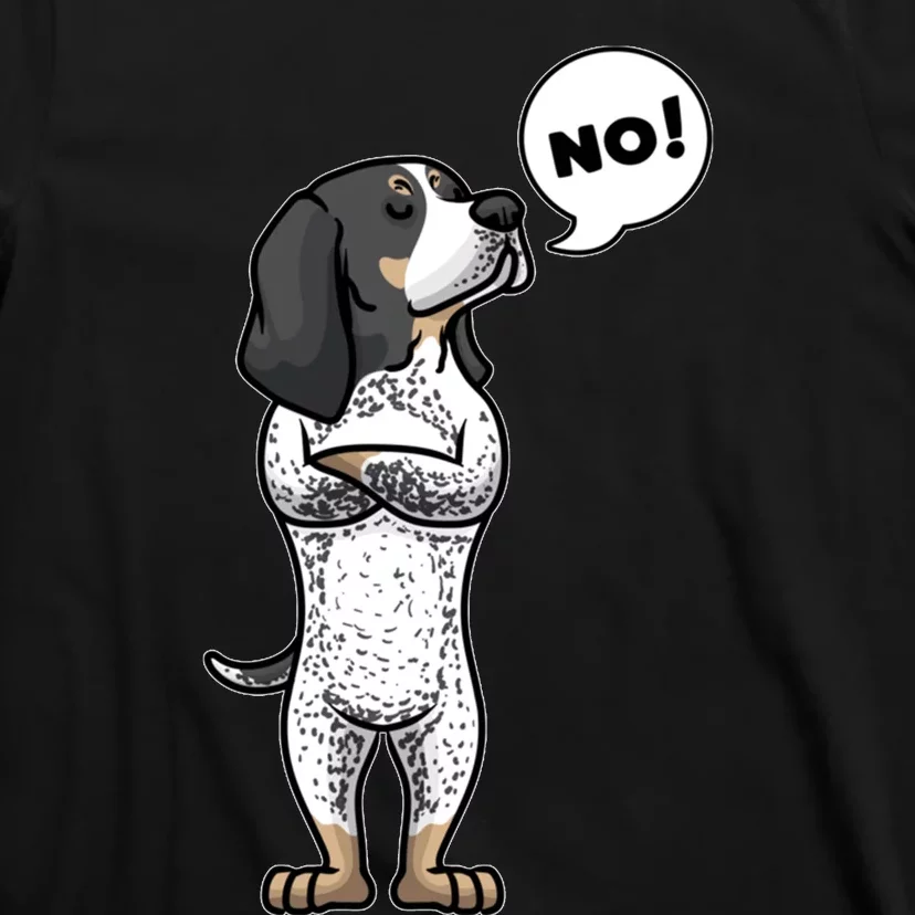 Stubborn Bluetick Coonhound Dog T-Shirt