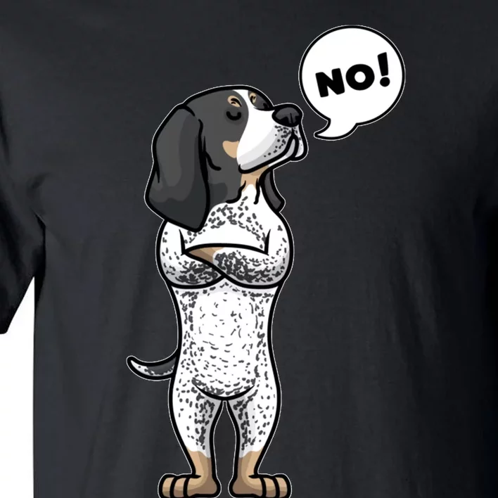 Stubborn Bluetick Coonhound Dog Tall T-Shirt