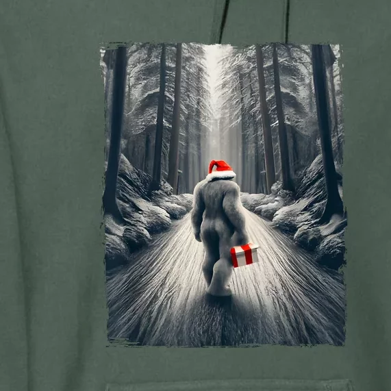 Santa Bigfoot Christmas Sasquatch Believe Premium Hoodie