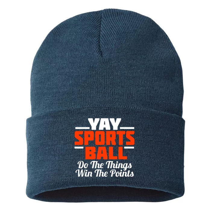 Sports Ball Do The Thing Sustainable Knit Beanie