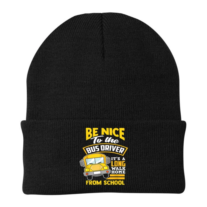 School Bus Driver Im Like A Truck Driver Except My Cargo Knit Cap Winter Beanie