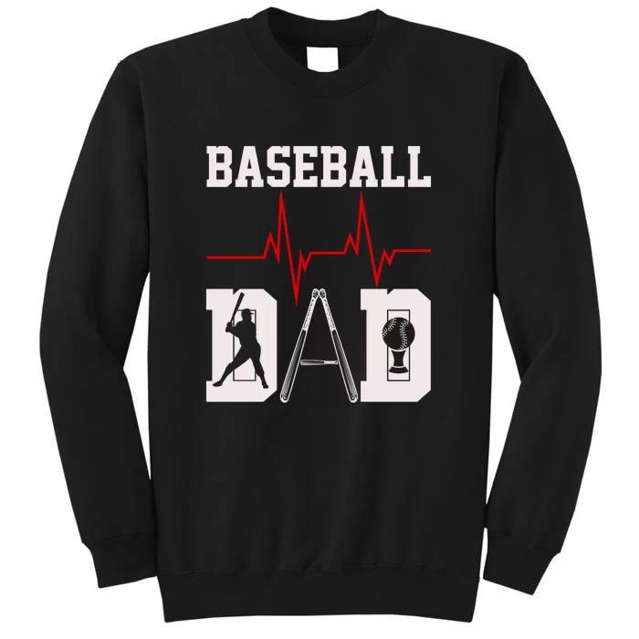 Sport Baseball Dad Family Gift For Baseball Family Father's Day Sweatshirt