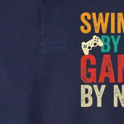 Swimmer By Day Gamer By Night Swimming Funny Softstyle Adult Sport Polo