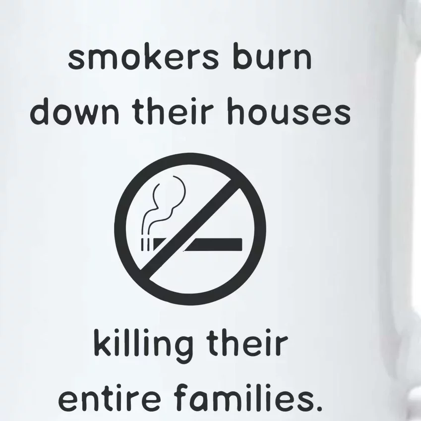 Smokers Burn Down Their House Killing Their Entire Family Black Color Changing Mug