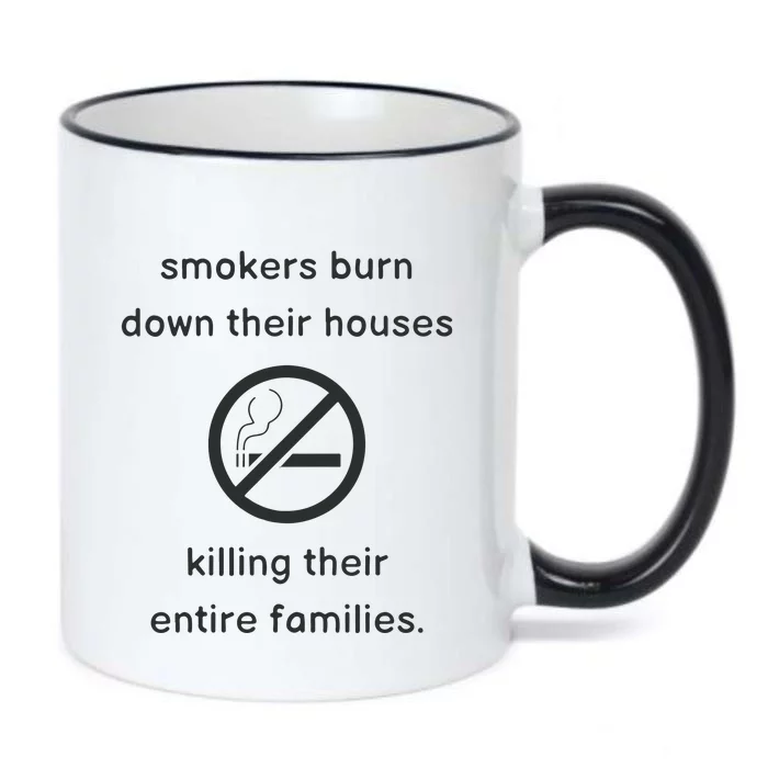 Smokers Burn Down Their House Killing Their Entire Family Black Color Changing Mug