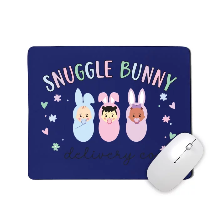 Snuggle Bunny Delivery Co Mother Baby Nurse Easter Ld Nurse Mousepad